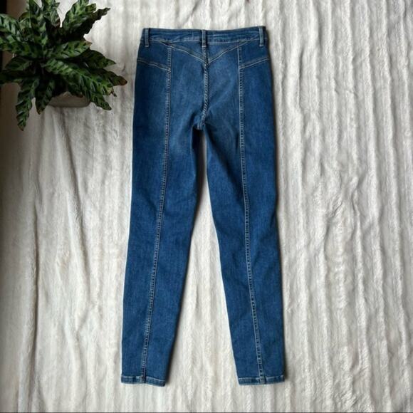 Free People We The Free Riley Seamed Skinny Jeans - Picture 4 of 9